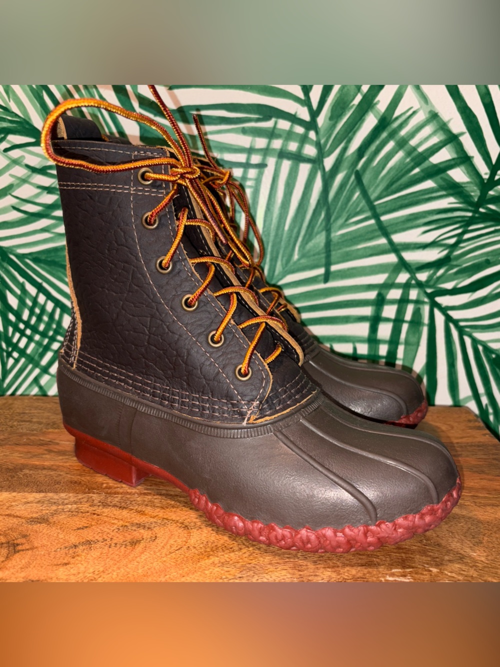 L.L. Bean Bison Waterproof Duck Boots Women’s Size 7 M USA